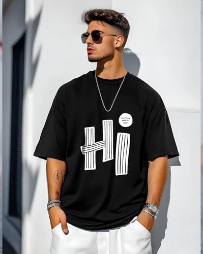 AUSK Mens Loose Fit Oversized