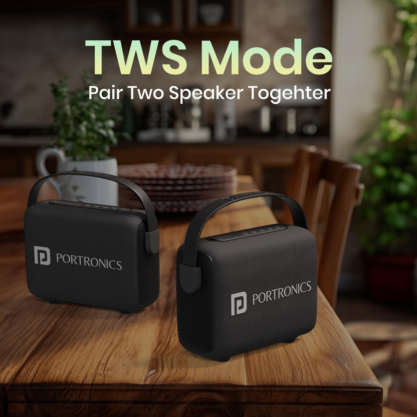 Portronics Resonate 2 14W Bluetooth Speaker With Wireless Karaoke - Image 3