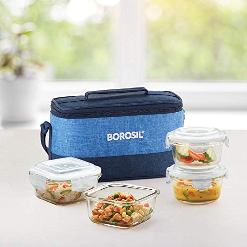 Borosil Container Glass Lunch Box
