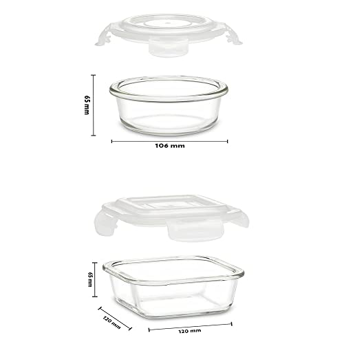 Borosil Container Glass Lunch Box