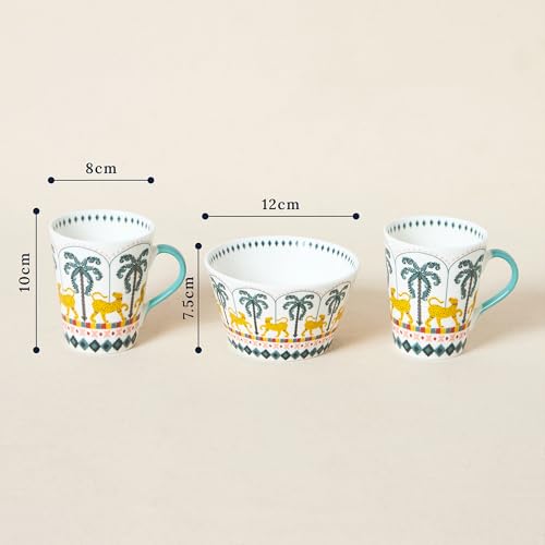 Chumbak Jungle Soiree Tea Trio