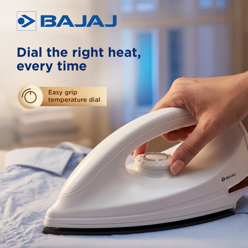 BAJAJ Majesty DX 6 1000 W Dry Iron (White) - Image 5