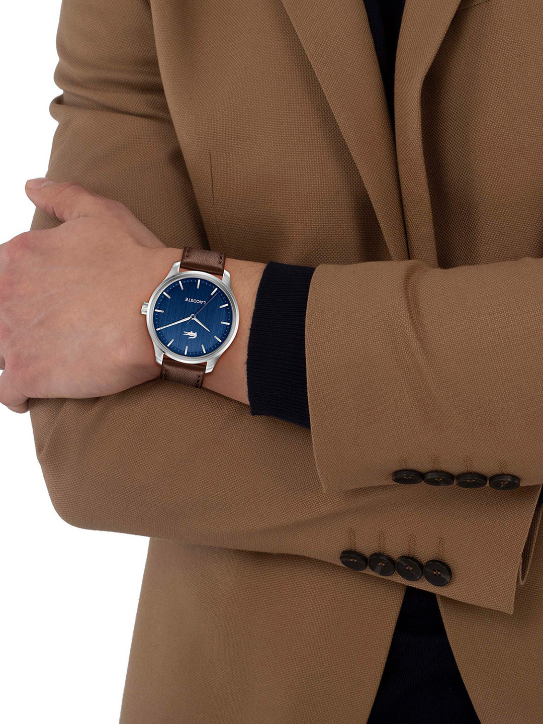 Lacoste Men Lisbon Leather Straps Analogue Watch - 2011477 - Image 5