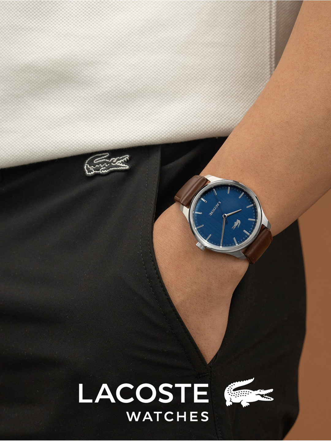 Lacoste Men Lisbon Leather Straps Analogue Watch - 2011477 - Image 7