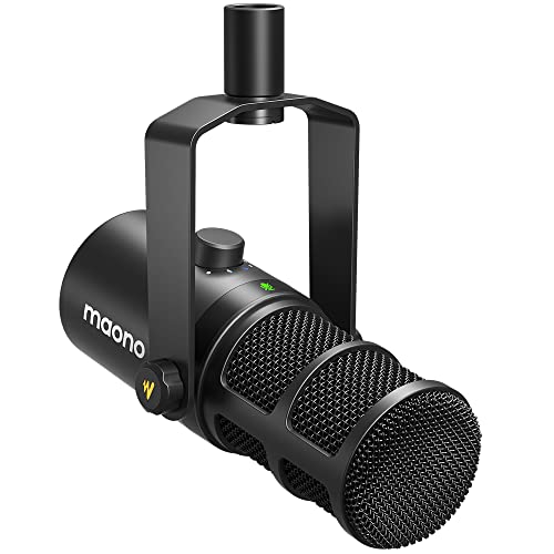 MAONO Dynamic Microphone, USB/XLR Podcast