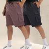 Pinkmint Cargo Shorts for Men