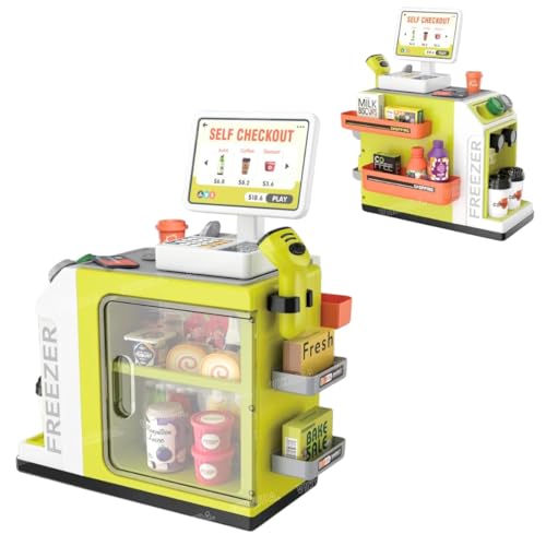 46-Piece Pretend Play Cash Register