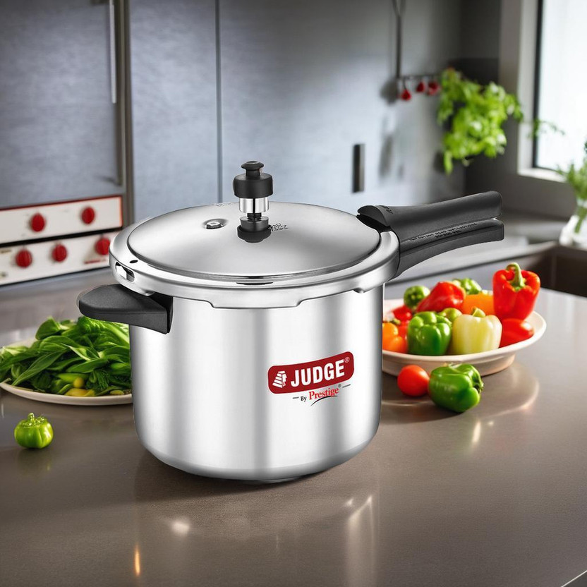 Pigeon Elite Shine and 5 L Induction Bottom Pressure Cooker (Trip - Image 8