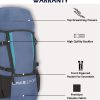 Lavie Sport Large 48 L Backpack Rover Rucksack Backpack (Blue) - Image 4