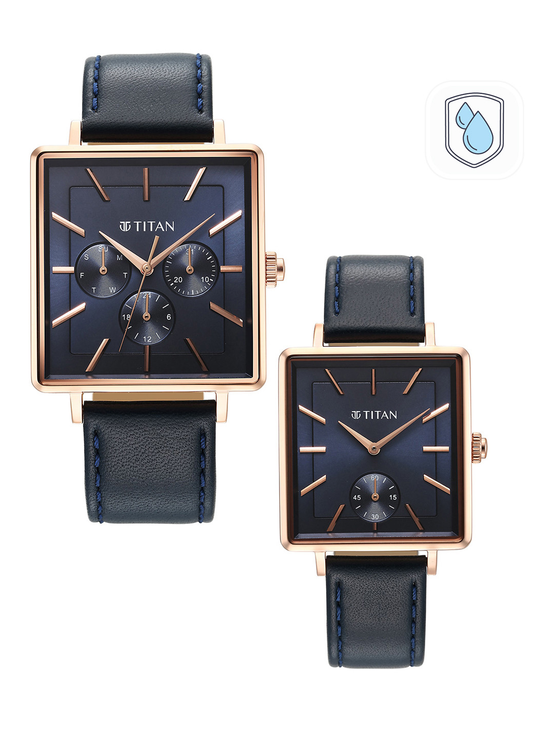 Titan Dial & Leather Straps