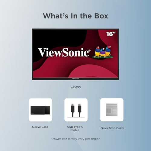 ViewSonic VA1650-1N 16-inch Portable Full