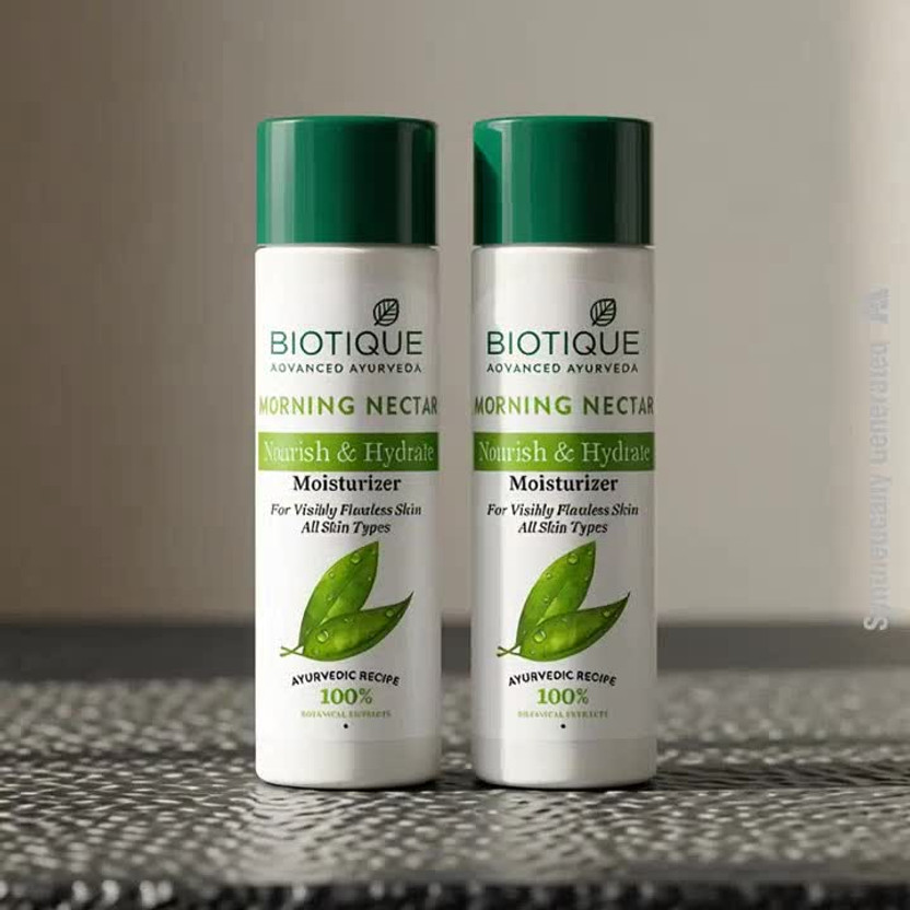 BIOTIQUE Morning Nectar Flawless Skin Moisturizer | 24H Deep Mois - Image 4