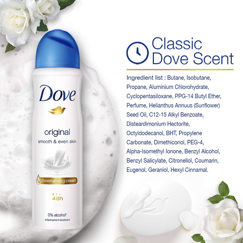 DOVE Original, Go Fresh and Eventone Deodorant Deodorant Spray - - Image 2