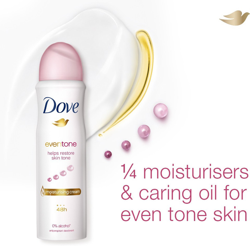DOVE Original, Go Fresh and Eventone Deodorant Deodorant Spray - - Image 4