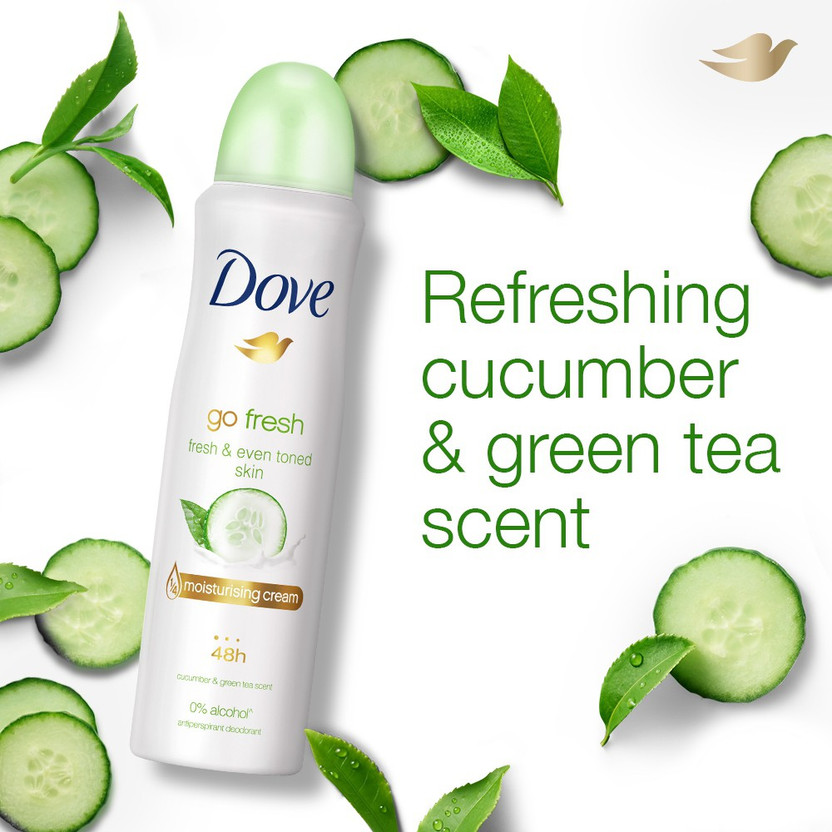 DOVE Original, Go Fresh and Eventone Deodorant Deodorant Spray - - Image 5