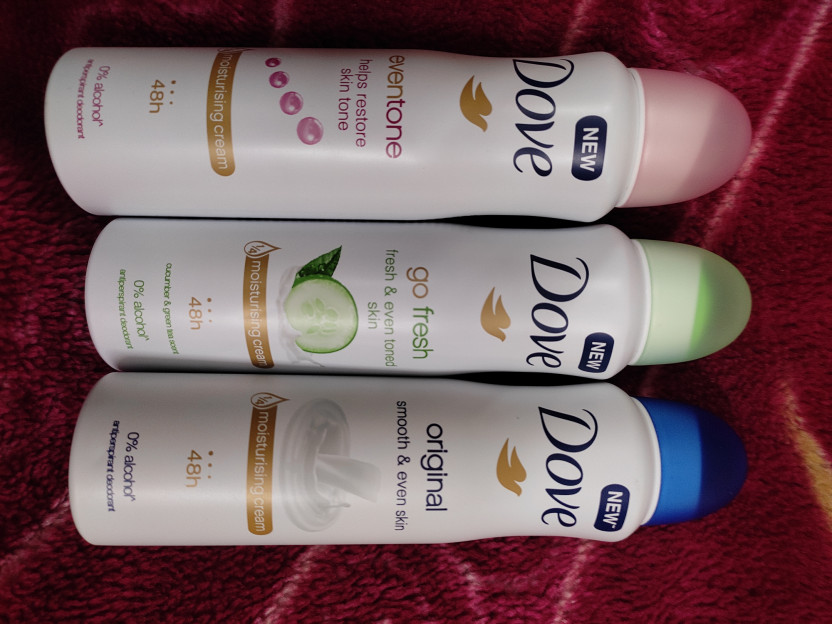 DOVE Original, Go Fresh and Eventone Deodorant Deodorant Spray - - Image 9