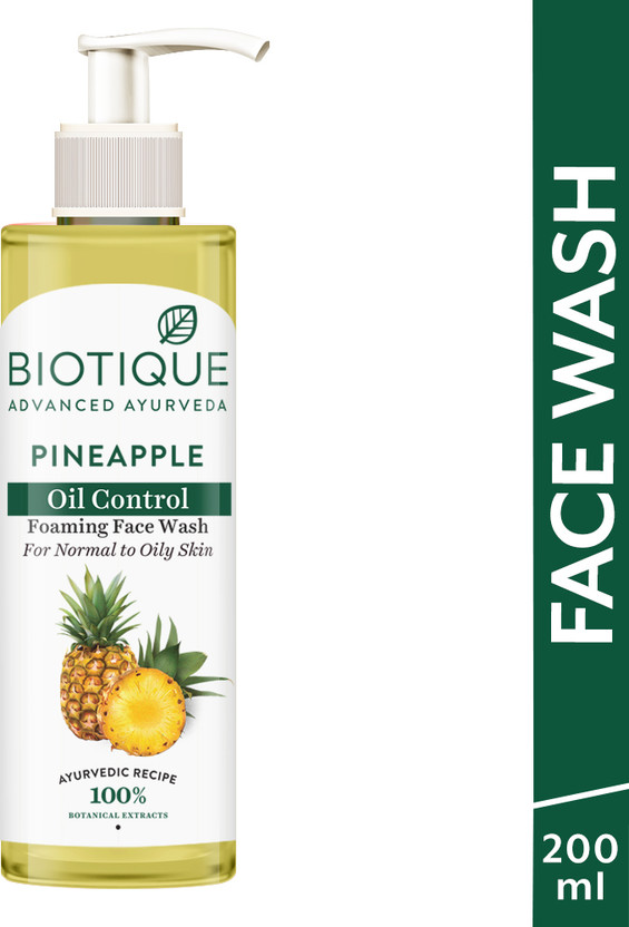 BIOTIQUE Pineapple Oil Control Foaming Excess Oil Removal Evens S