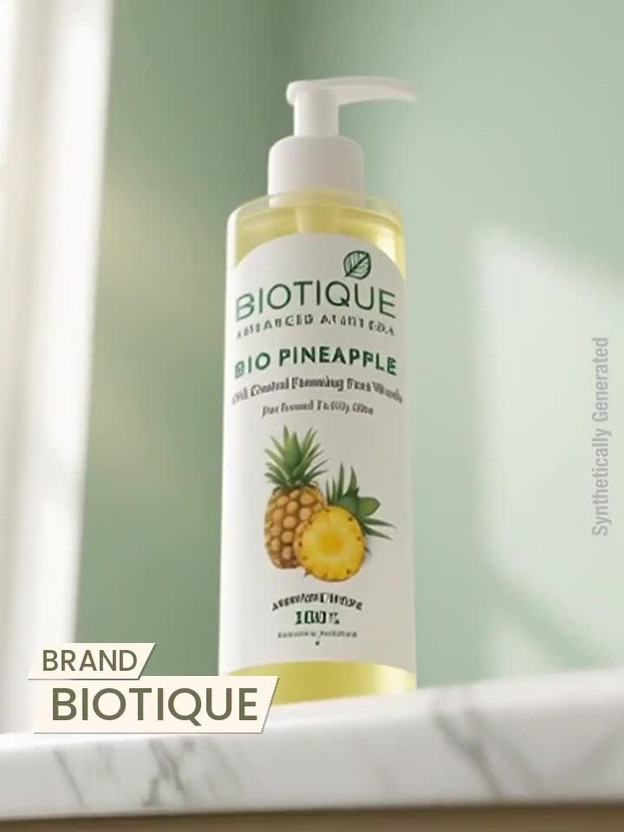 BIOTIQUE Pineapple Oil Control Foaming Excess Oil Removal Evens S - Image 2