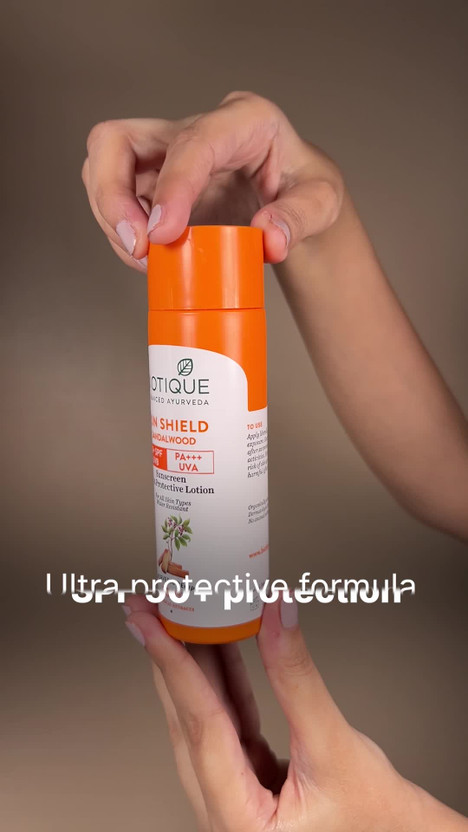 BIOTIQUE Sunscreen - SPF 50+ PA+++ Sun Shield Sandalwood Lotion U - Image 2