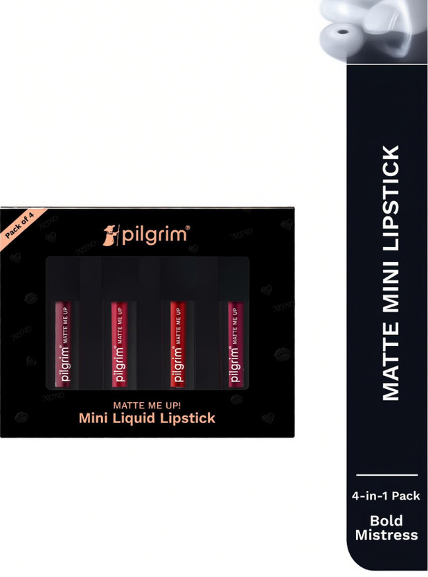 Lakmé Liquid Lipstick Trio- Nude Moods, Forever Matte, Light-weig - Image 6