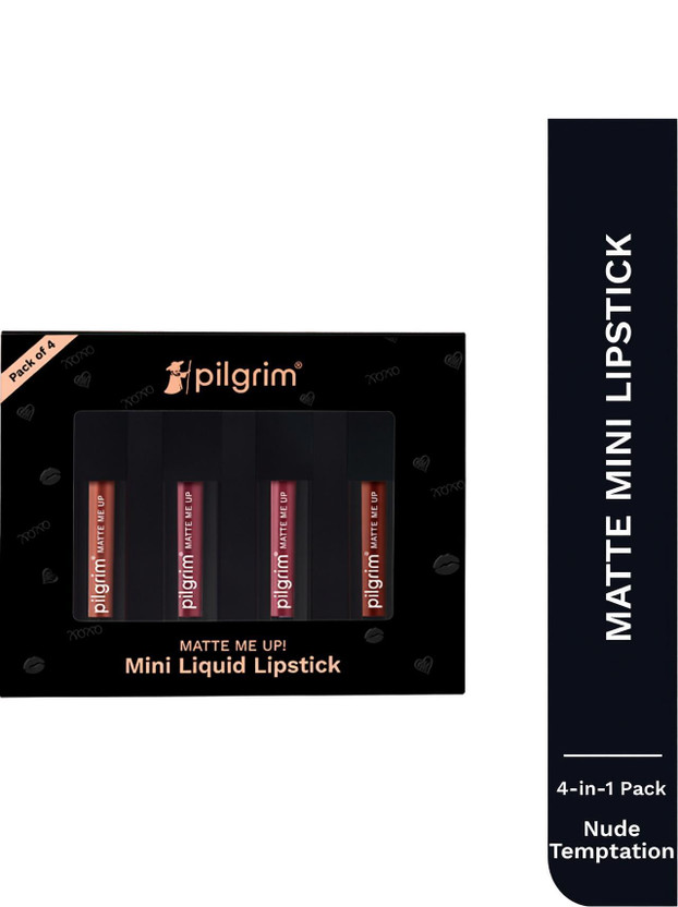 Lakmé Liquid Lipstick Trio- Nude Moods, Forever Matte, Light-weig - Image 7
