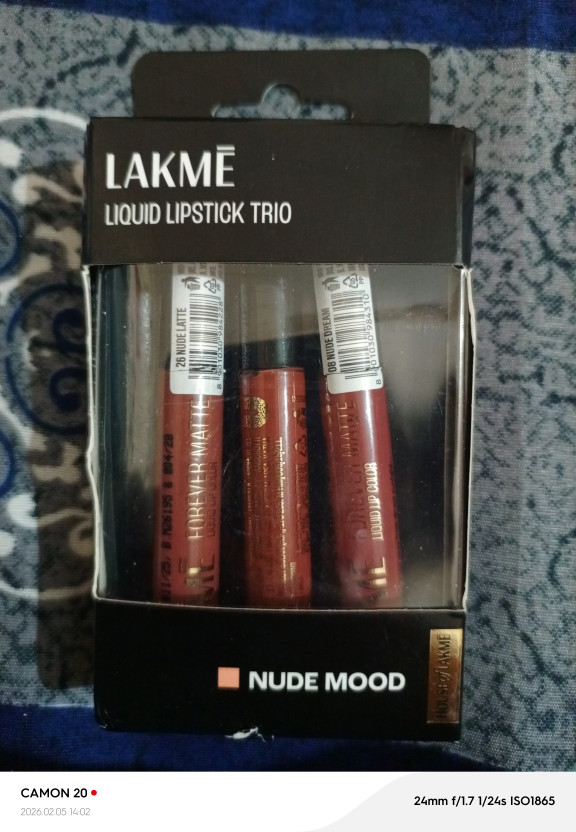 Lakmé Liquid Lipstick Trio- Nude Moods, Forever Matte, Light-weig - Image 10