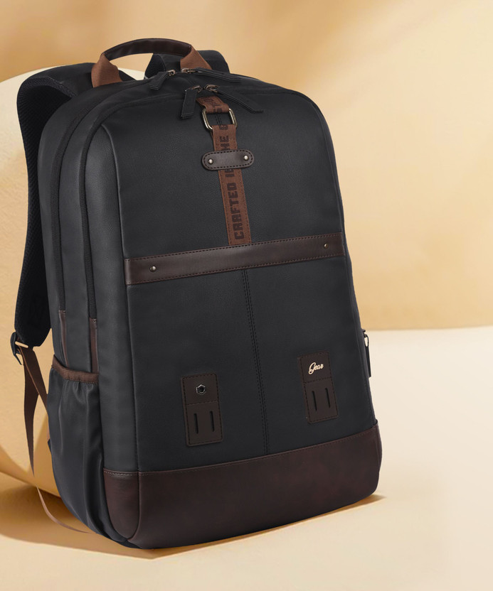 Gear Large 31 L Laptop Backpack Classic Anti Theft Faux Leather ( - Image 3
