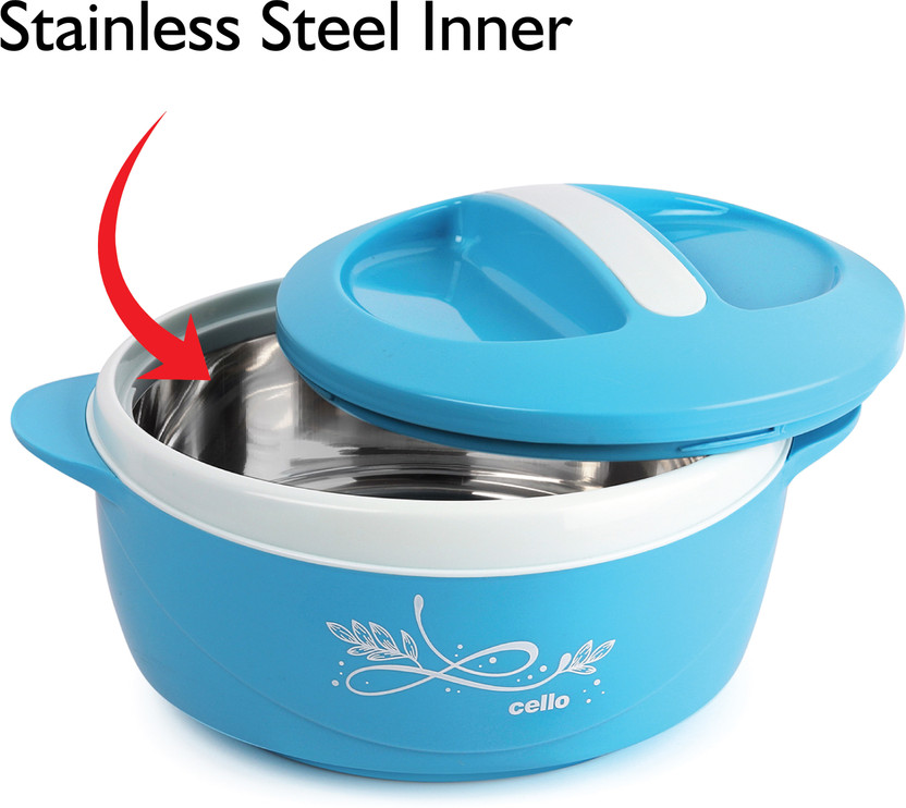cello Sapphire Pack of 3 Thermoware Casserole Set (500 ml, 1000 m - Image 5