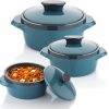 cello Sapphire Pack of 3 Thermoware Casserole Set (500 ml, 1000 m - Image 7