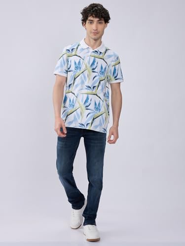 Spykar Men's Slim Fit Polo