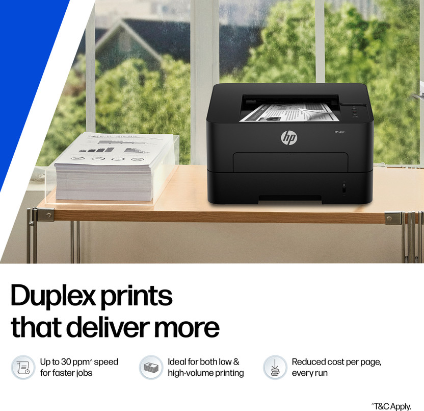 HP Laser 303d Single Function Monochrome Laser Printer (Toner Car - Image 3