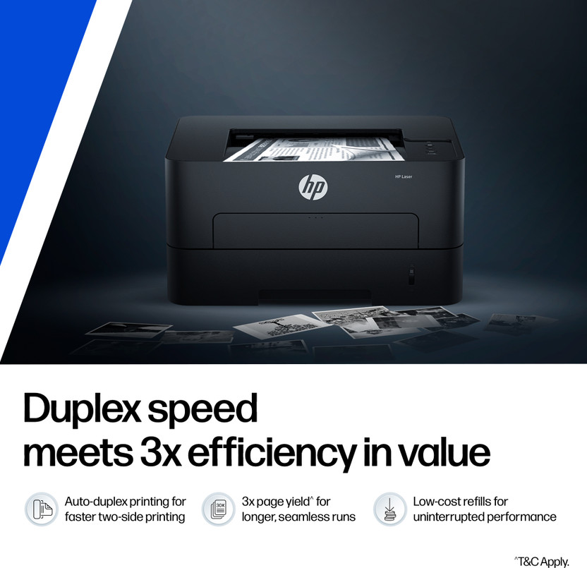 HP Laser 303d Single Function Monochrome Laser Printer (Toner Car - Image 4