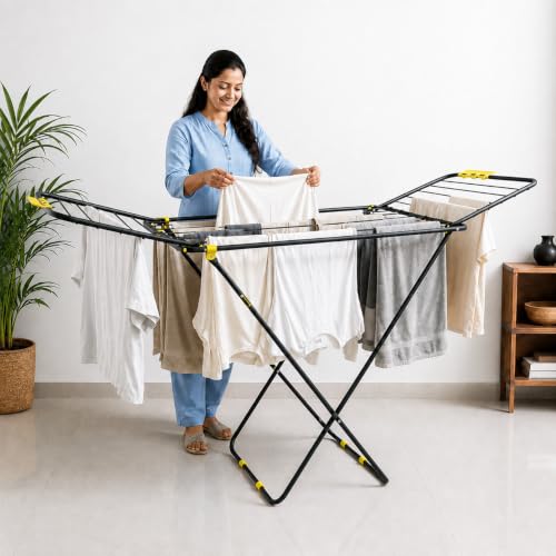 BonKaso Foldable Cloth Drying Stand