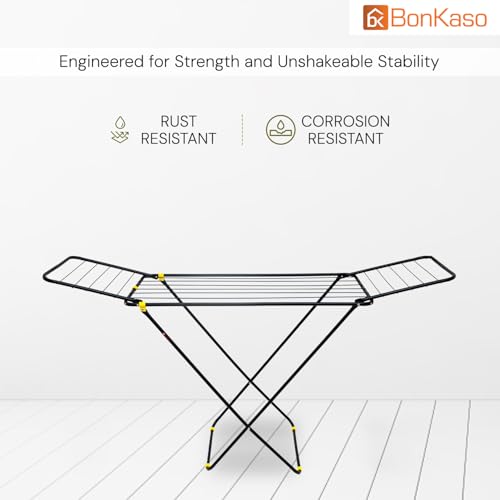 BonKaso Foldable Cloth Drying Stand
