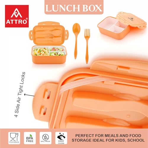 Attro Carbon Lunch Box