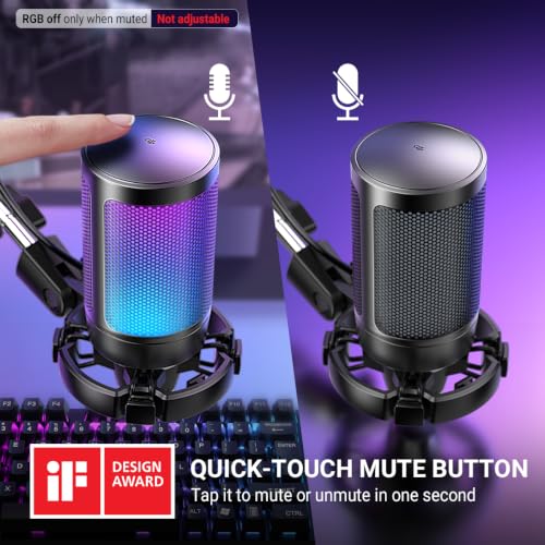 FIFINE A6T USB Gaming Microphone