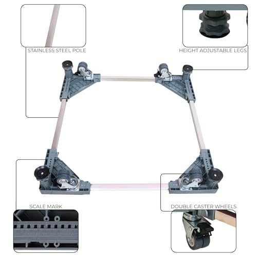 Zaptec Washing Machine Trolley Stand