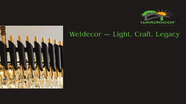 Weldeccor®Luxury Crystal Chandelier for Living