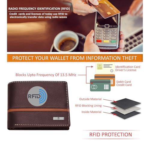 HORNBULL Denial Brown Leather Wallet