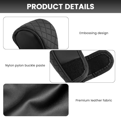 STHIRA® Gear Knob Sleeve Compatible with Cars 12 * 9 * 5cm Black - Image 6