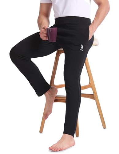 U.S. Polo ASSN. Mens OELP1 Cotton Stretch Lounge Pants - Image 5
