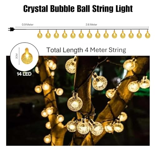 Desidiya® 14 LED Crystal Ball