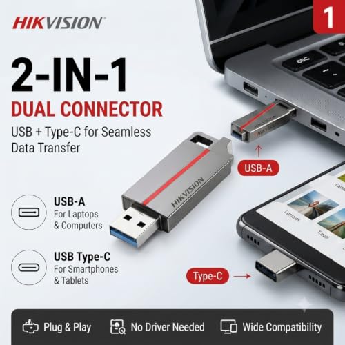 HIKVISION E307C 64GB Dual OTG