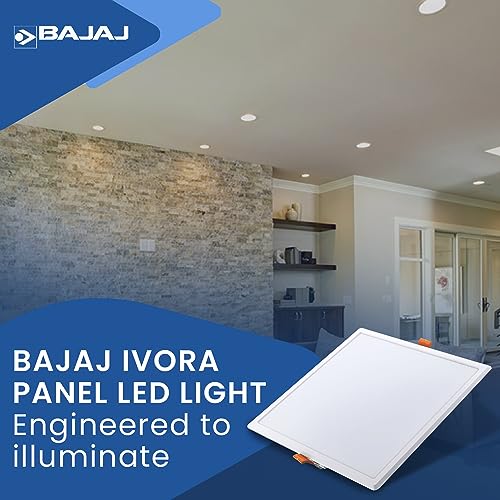 Bajaj IVORA LED Panel 9W NDL Natual Daylight Square (Pack of 10) - Image 2