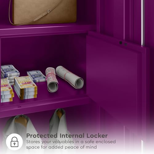 Interio by Godrej Axl 3-Door Steel Almirah - Image 7
