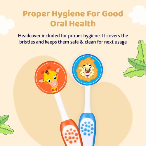 Chicco Toothbrush Set Blue + Orange 3Y-8Y - Image 6