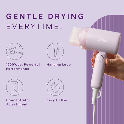 WINSTON Ionic Foldable Hair Dryer