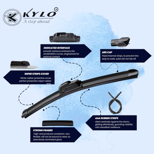 KyloXtreme Perfect Fitting Frameless Windshield