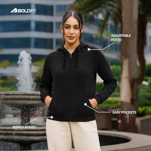 Boldfit Women Cotton Blend Sweatshirt