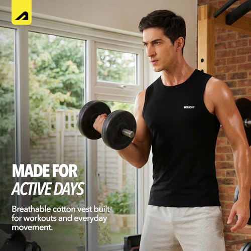 Boldfit Sleeveless Tshirts for Men